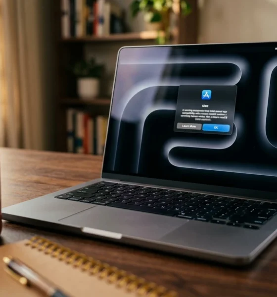 macOS Golden Gate Intel-based apps list Settings