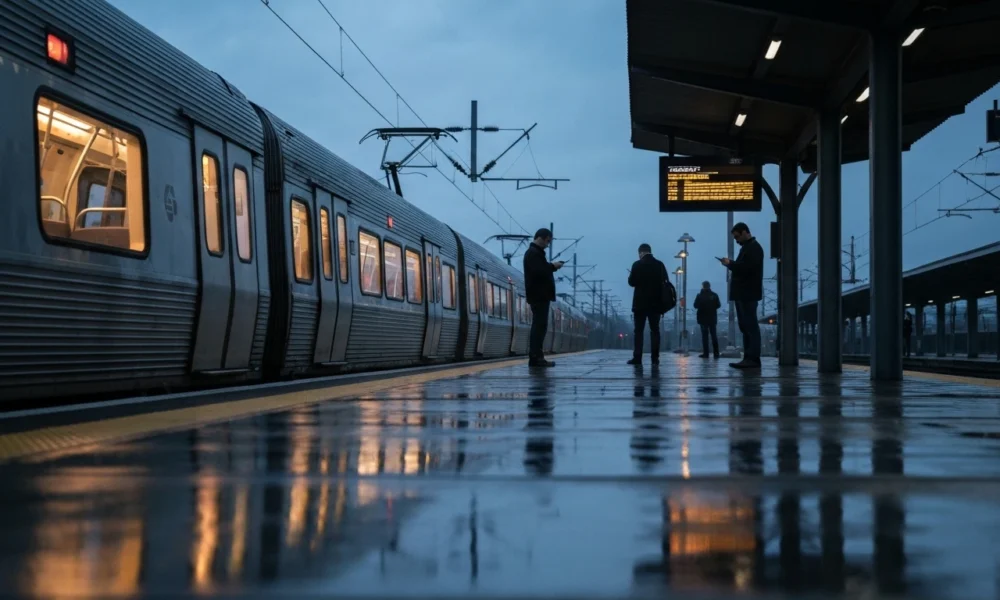 NJ Transit rail service suspended after Kearny operations center fire halts commuter trains.
