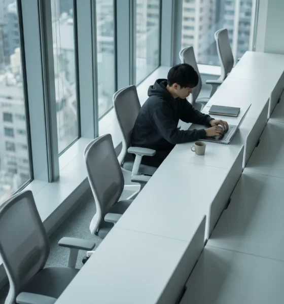 Remote work and youth unemployment leaving young college graduates sidelined from entry-level office jobs.
