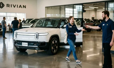 Rivian R2 first customer delivery from the Normal plant