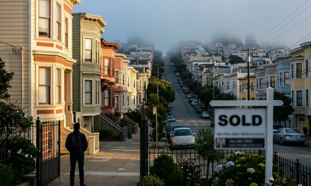 San Francisco AI housing boom pricing ordinary buyers out of luxury neighborhoods.