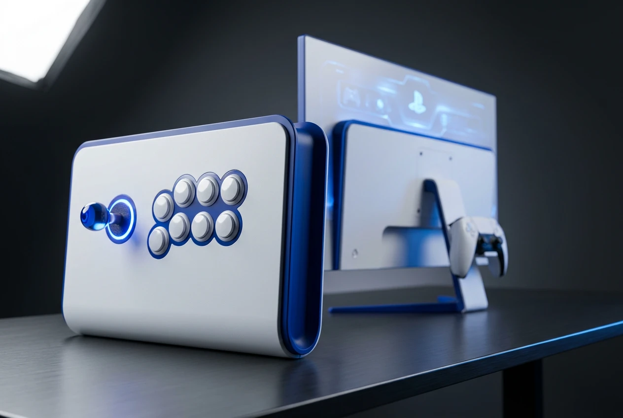 Sony FlexStrike fight stick and PlayStation 27-inch gaming monitor August launch details.
