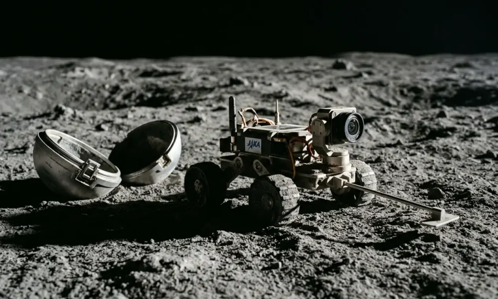 SORA-Q palm-sized transformable lunar rover