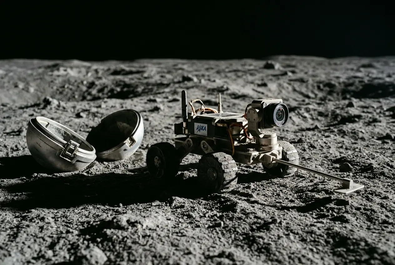 SORA-Q palm-sized transformable lunar rover