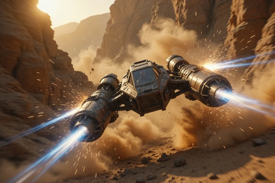 Star Wars Galactic Racer Burnout-style podracing gameplay