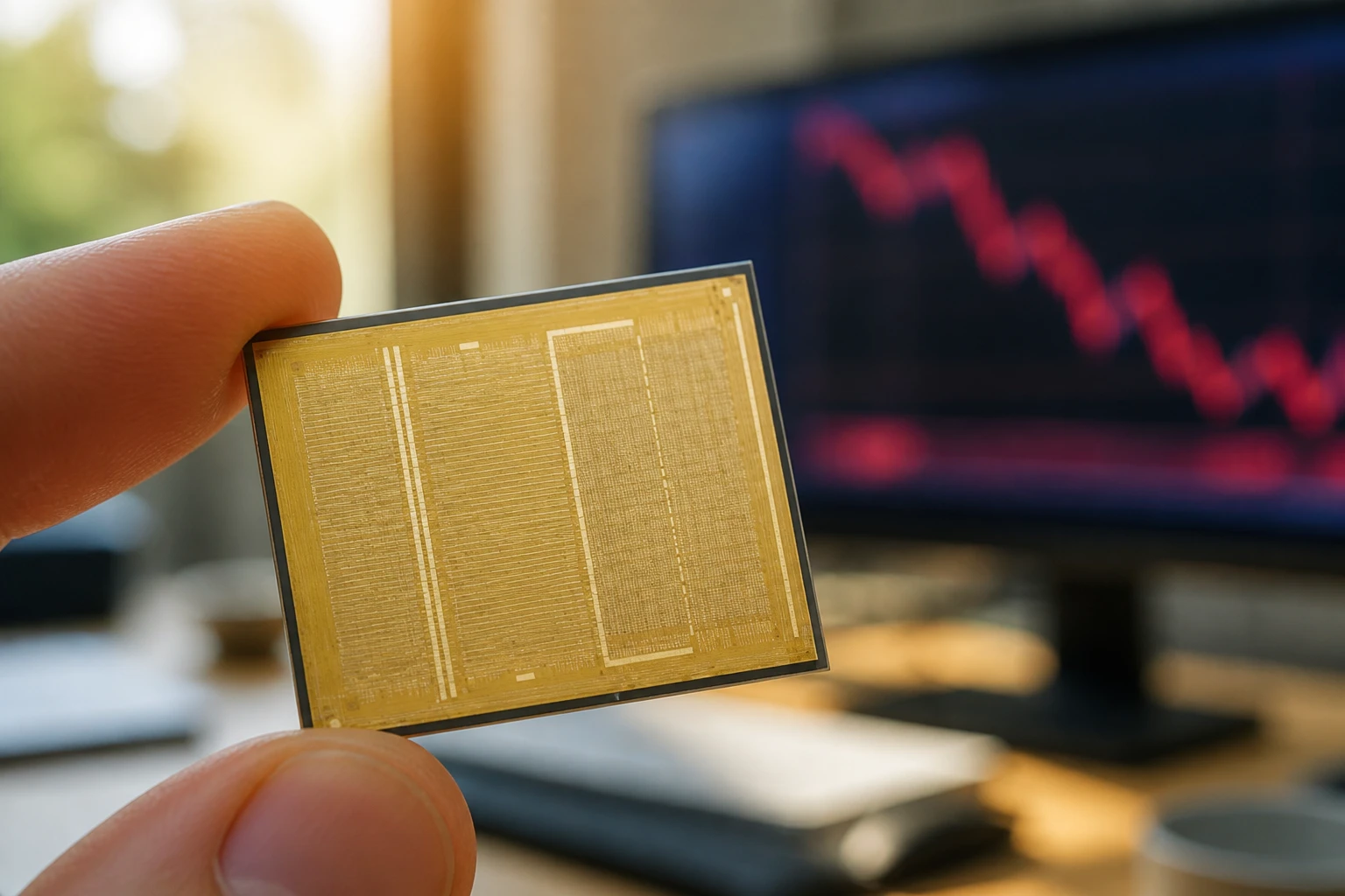AI chip stock selloff Nvidia AMD Broadcom memory price squeeze