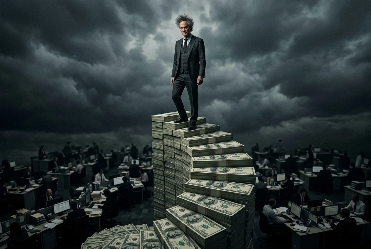 Alex Karp Palantir CEO AI wealth inequality biggest problem
