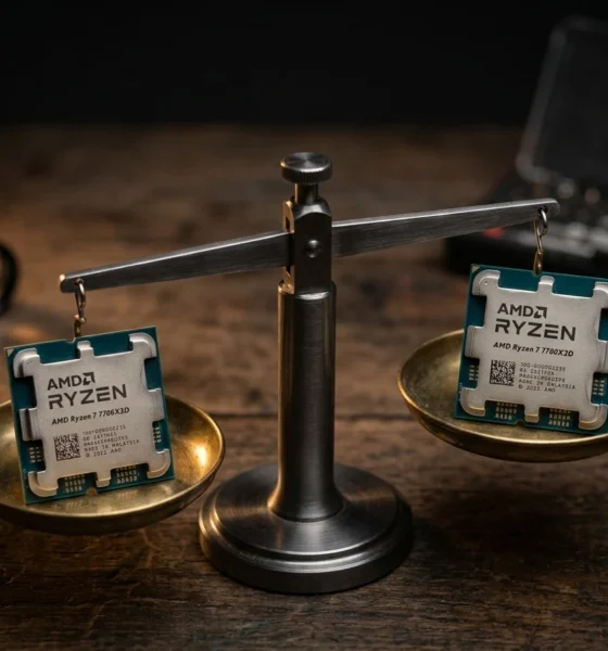 AMD Ryzen 7 7700X3D review price compared to 7800X3D
