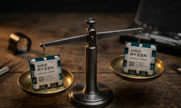 AMD Ryzen 7 7700X3D review price compared to 7800X3D