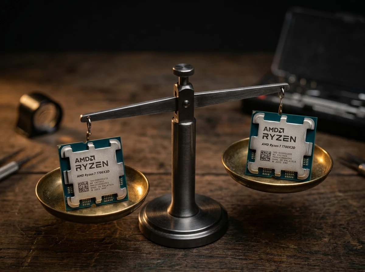 AMD Ryzen 7 7700X3D review price compared to 7800X3D