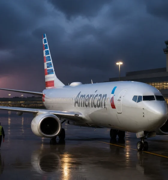 American Airlines plane grounded during IT outage ground stop