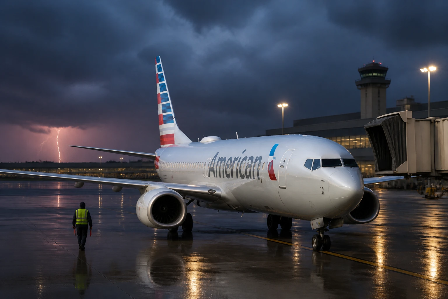 American Airlines plane grounded during IT outage ground stop