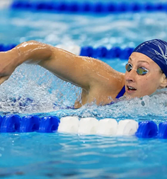 Anna Moesch American record 100 freestyle 2026 US Nationals