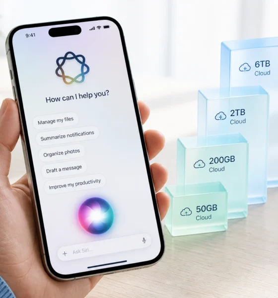 Apple Siri AI iCloud+ heavy user upgrade paywall