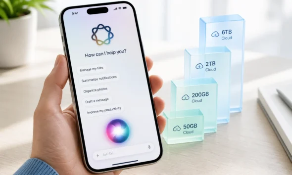 Apple Siri AI iCloud+ heavy user upgrade paywall