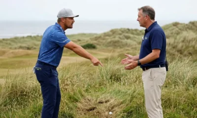 Bryson DeChambeau two-stroke penalty British Open second round ruling