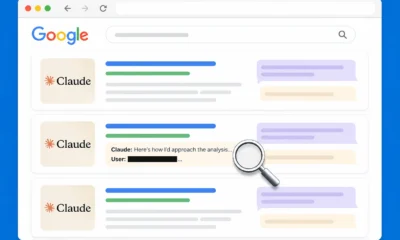 Claude shared chats appearing in Google search results