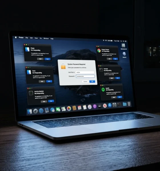 ClickLock macOS Stealer malware kill loop password theft attack
