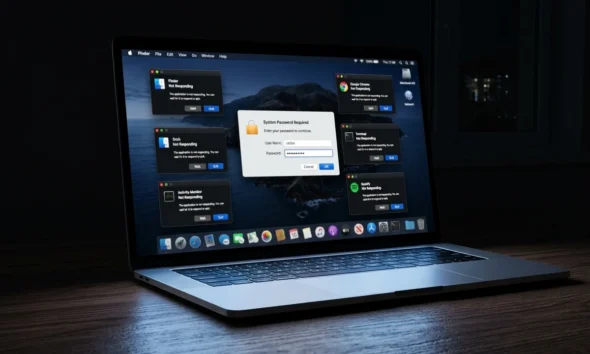 ClickLock macOS Stealer malware kill loop password theft attack