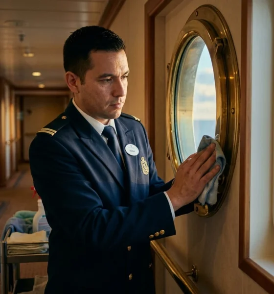 cruise ship crew pay range from captain to galley