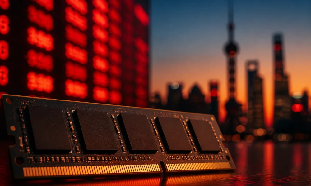 CXMT Shanghai STAR Market IPO surge chip stock selloff