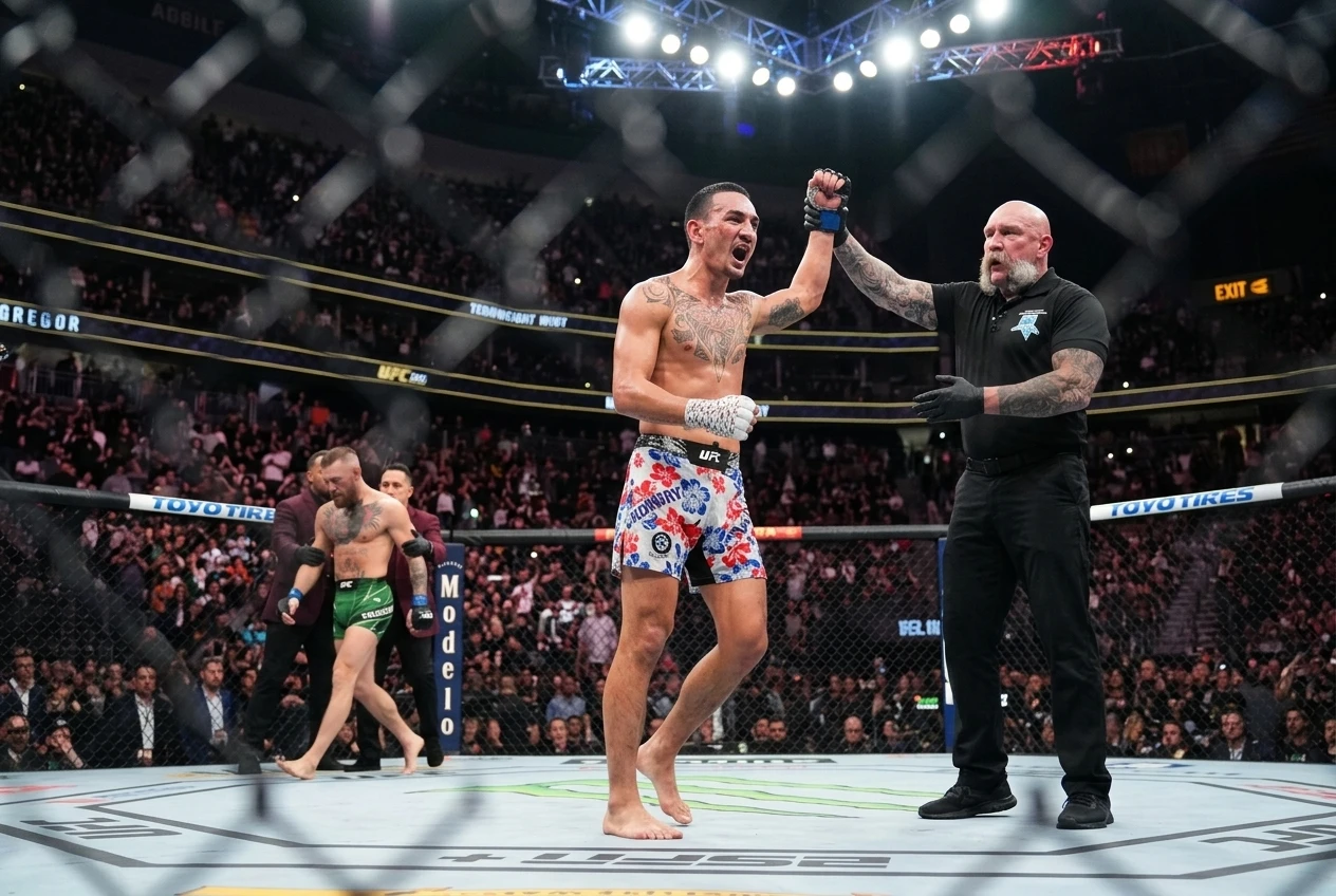 Dana White response to McGregor Holloway trilogy fight request