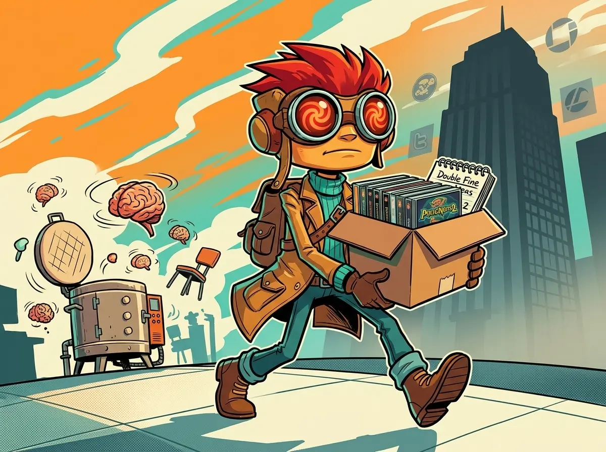 Double Fine layoffs after Xbox independence Tim Schafer studio