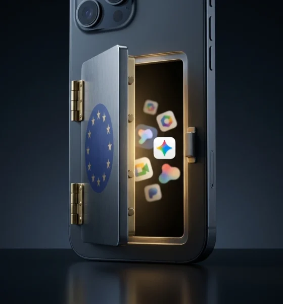 European Commission Google Android AI rivals Gemini access order