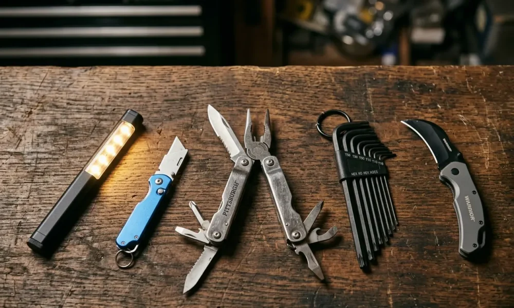 foldable Harbor Freight pocket tools under one pound