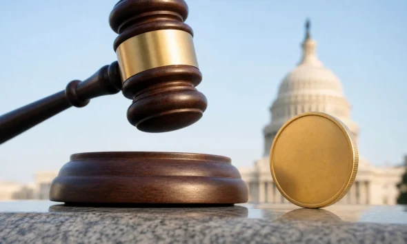 Gallego Tillis crypto ethics bill counteroffer Senate Democrats