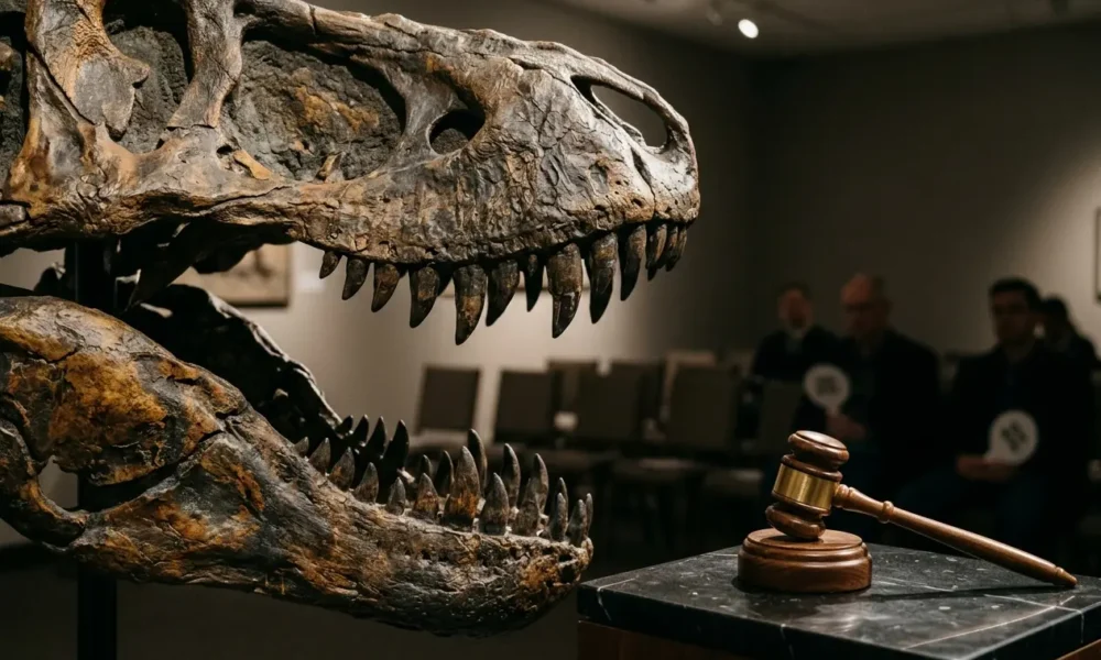 Gus T Rex Sotheby's Auction Record Price South Dakota Fossil