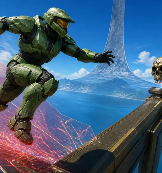 Halo Campaign Evolved Master Chief skull hunt death barriers