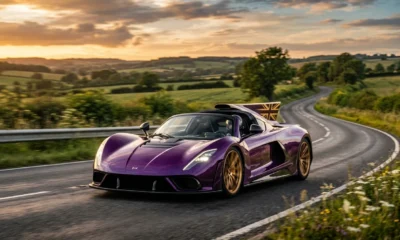 Hennessey Venom F5-M roadster on the Goodwood hill climb