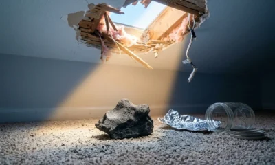 Hillsborough meteorite New Jersey house crash brine chemistry discovery