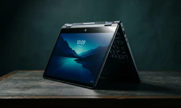 HP OmniBook X Flip 14 AMD Ryzen AI 9 465 convertible laptop