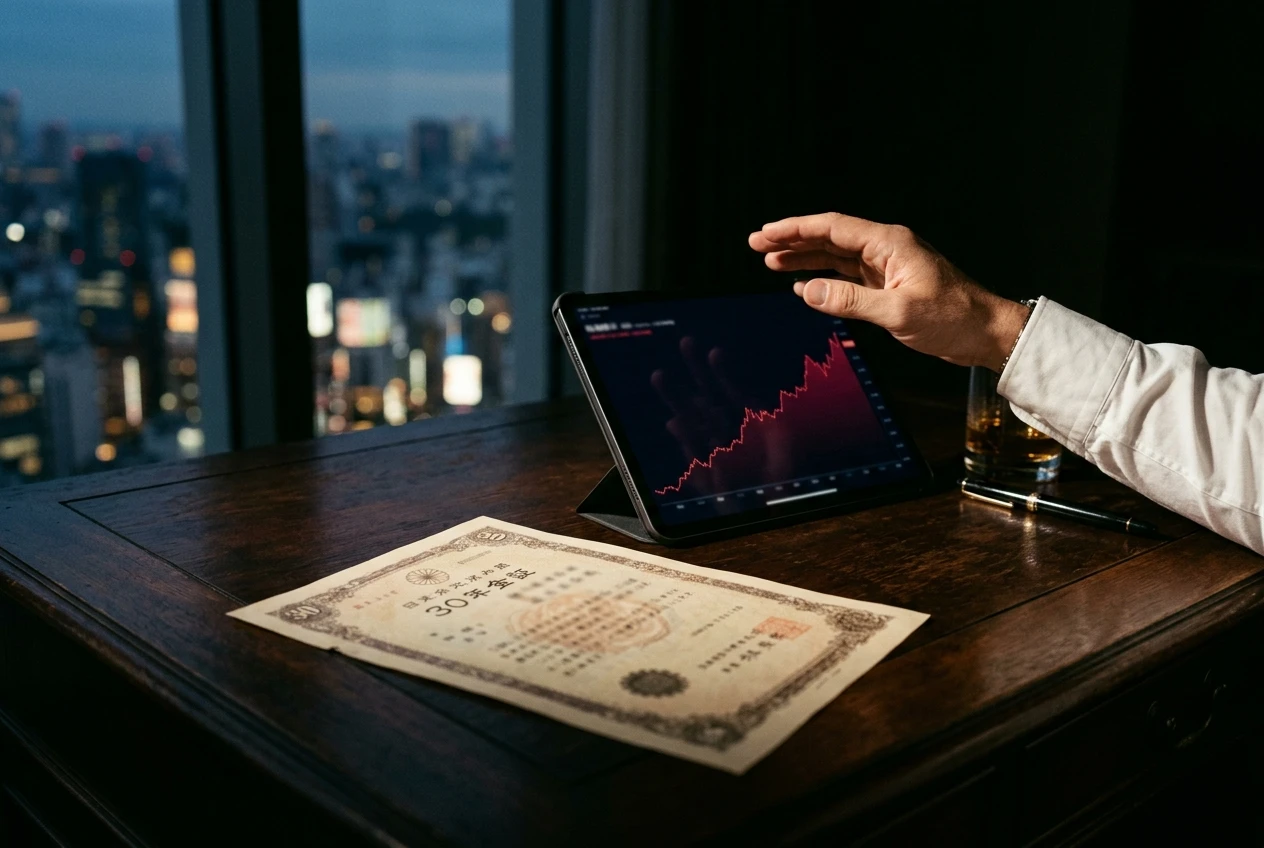Japan 30-year bond yield rising to 30-year high