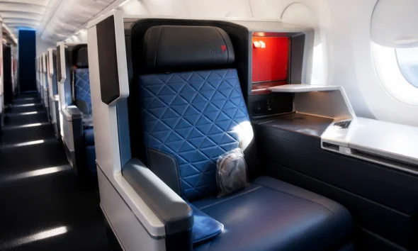 JetBlue BlueFirst first class recliner seats domestic cabin debut