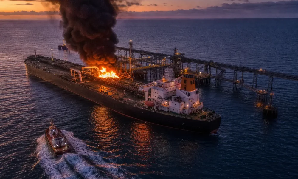 Kazakhstan Oil Exports Suspended After Drone Strikes Novorossiysk Terminal
