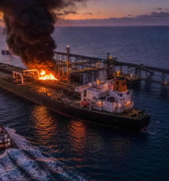 Kazakhstan Oil Exports Suspended After Drone Strikes Novorossiysk Terminal