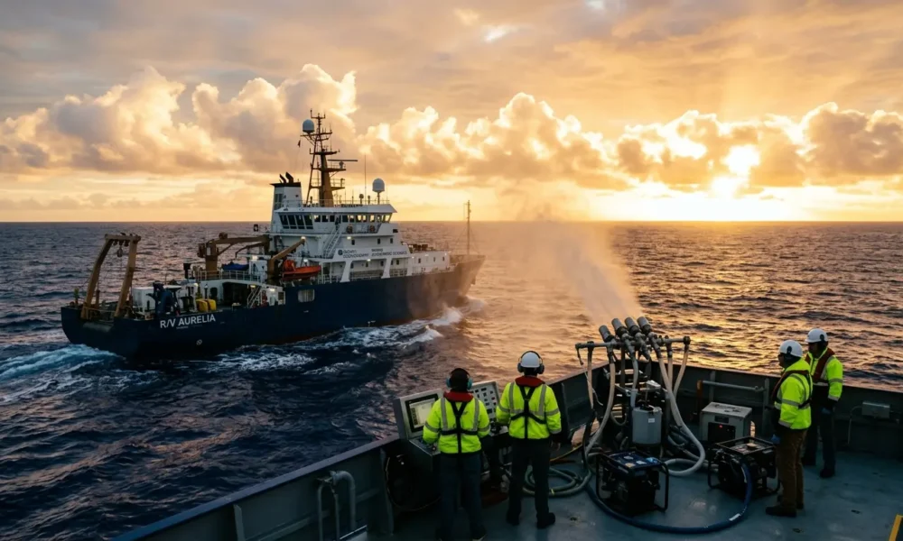 marine cloud brightening El Niño Pacific cloud seeding study