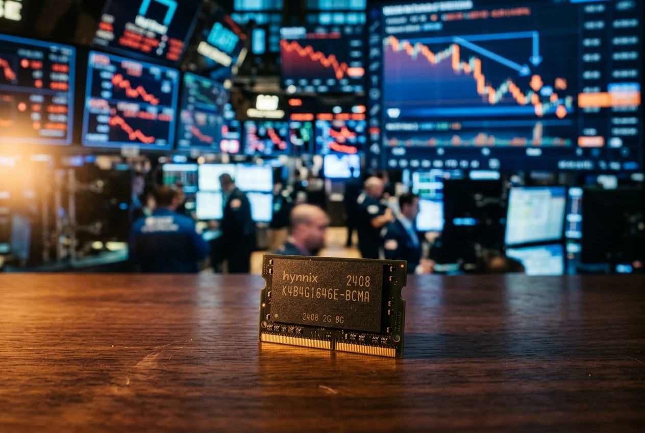Micron stock price chart entering a technical bear market in July 2026