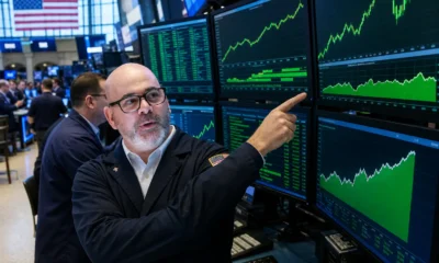 Microsoft stock surge Dow rally Treasury yields July 2026