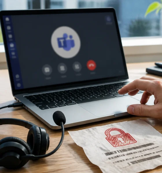 Microsoft Teams vishing Chaos ransomware fake IT support call