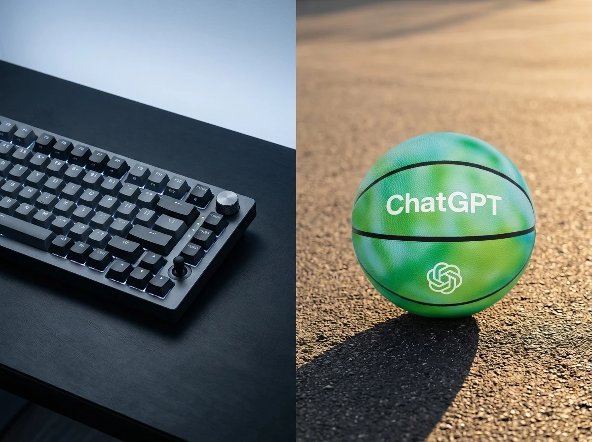 OpenAI ChatGPT Basketball and Codex Micro Keyboard Hardware Launch