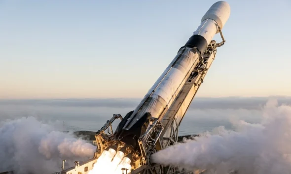 SpaceX Falcon 9 Starlink launch abort Vandenberg Space Force Base stock impact