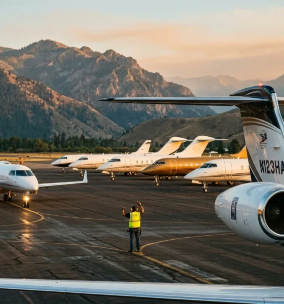 Sun Valley Conference 2026 private jets at Friedman Memorial Airport