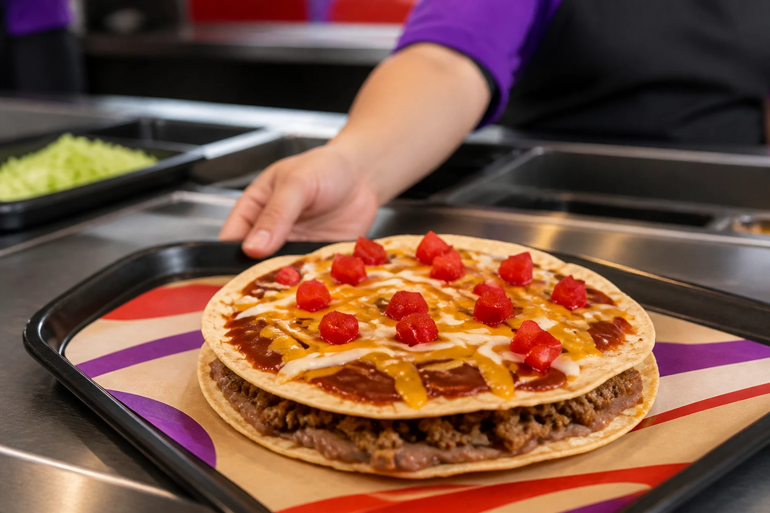 Taco Bell Mexican Pizza dollar deal cyclospora recovery