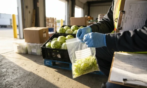 Taylor Farms lettuce Cyclospora outbreak FDA investigation retracted test result