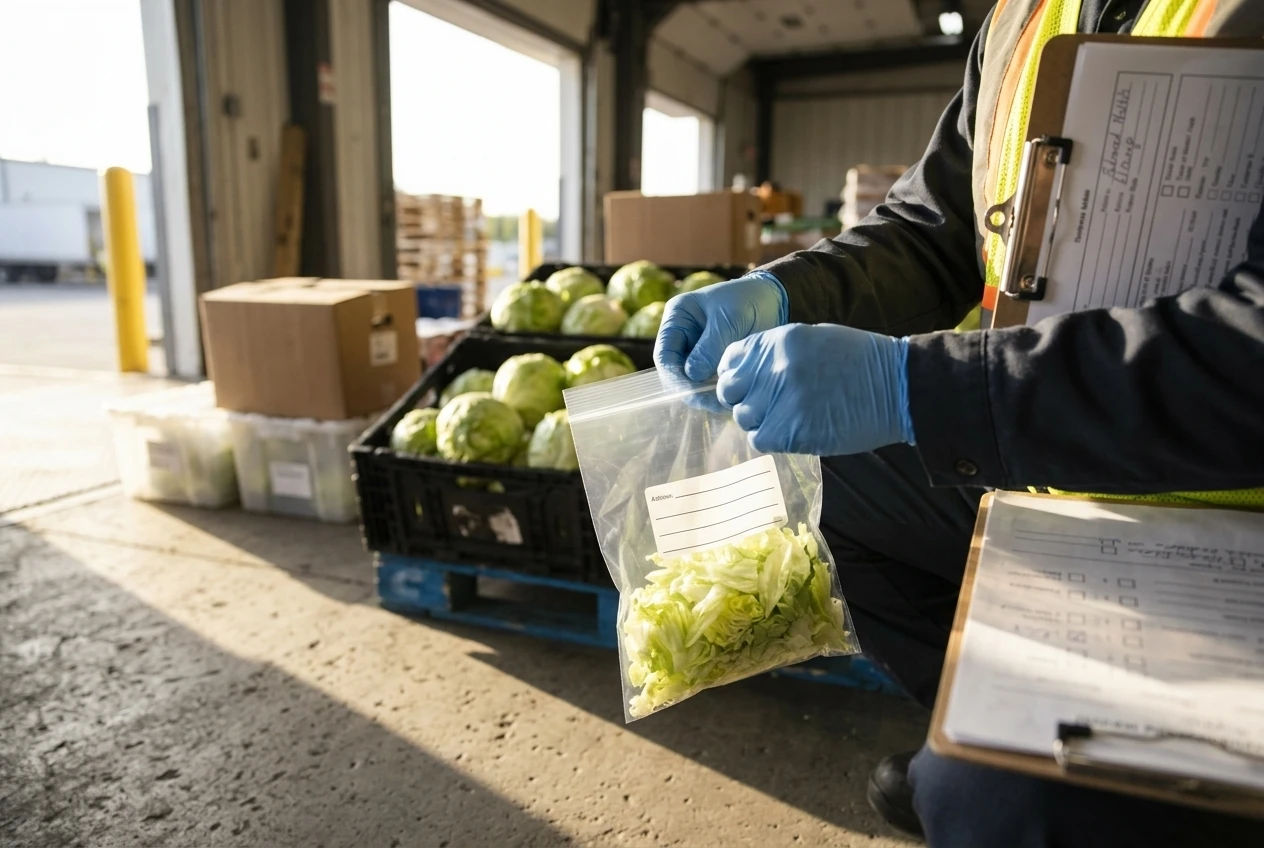 Taylor Farms lettuce Cyclospora outbreak FDA investigation retracted test result