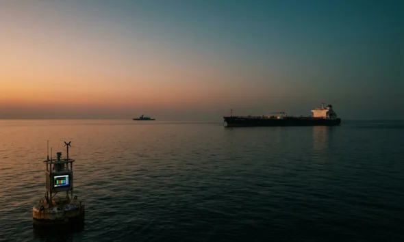 Trump Iran blockade Strait of Hormuz stock futures oil surge
